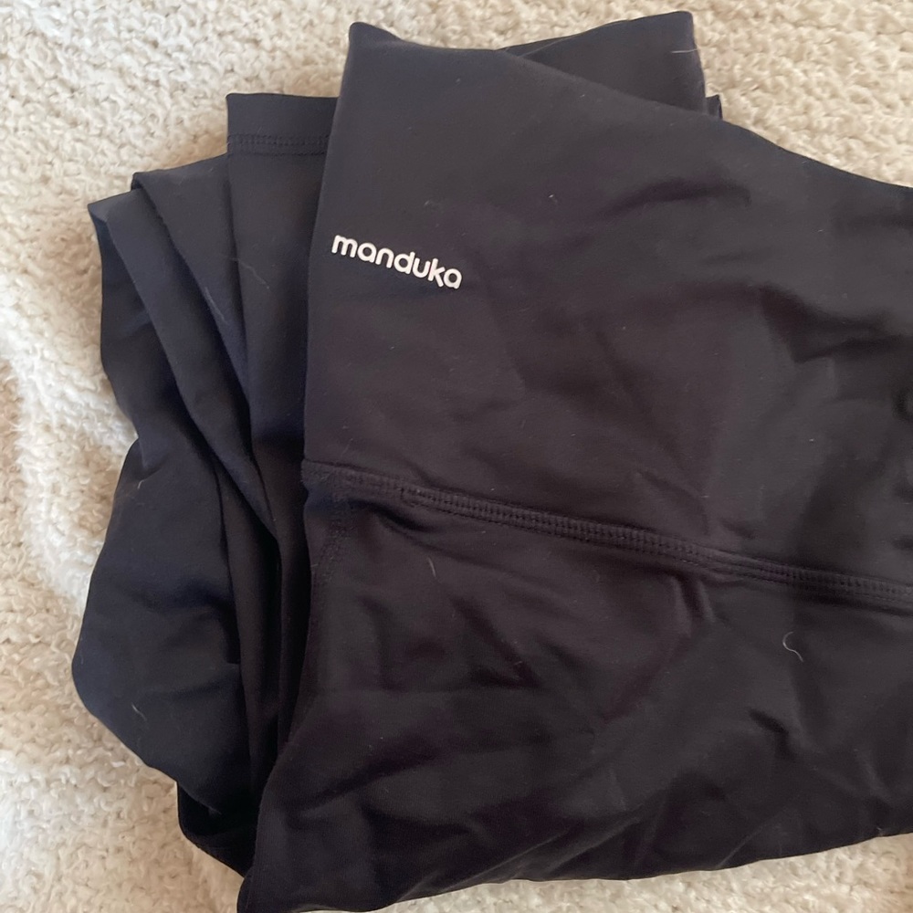 manduka black leggings